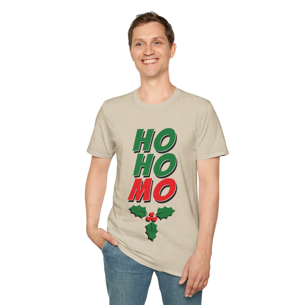 HO HO MO Christmas Tee