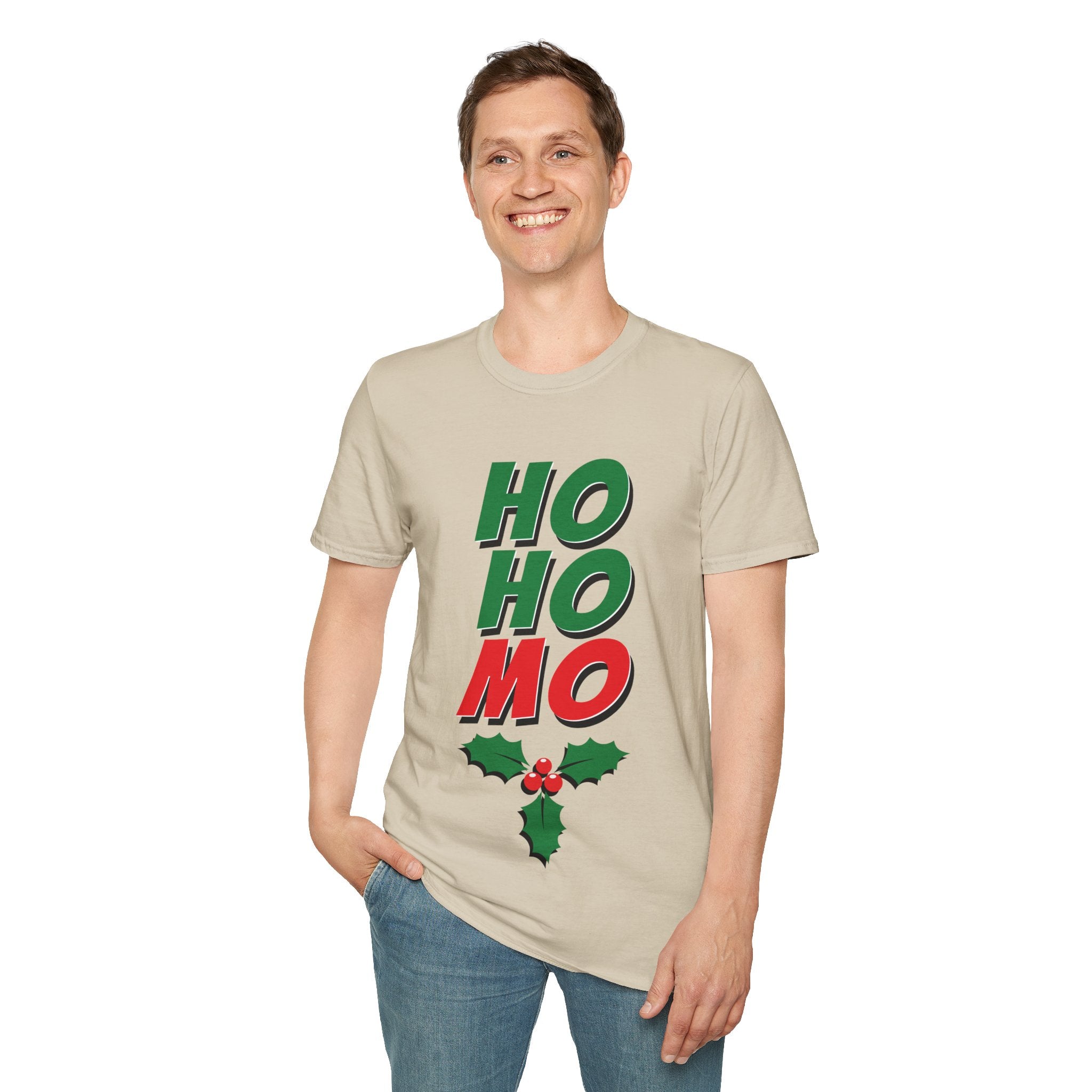 HO HO MO Christmas Tee
