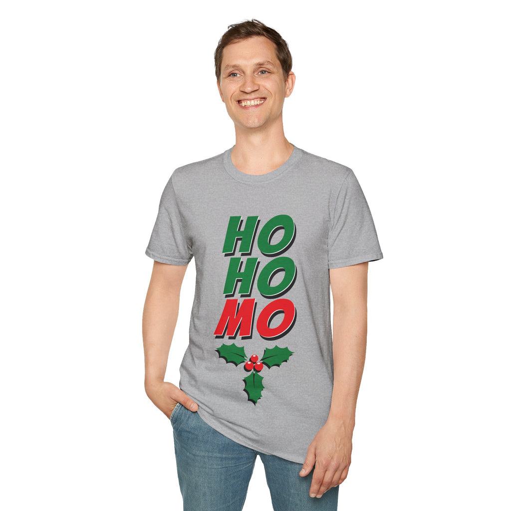 HO HO MO Christmas Tee