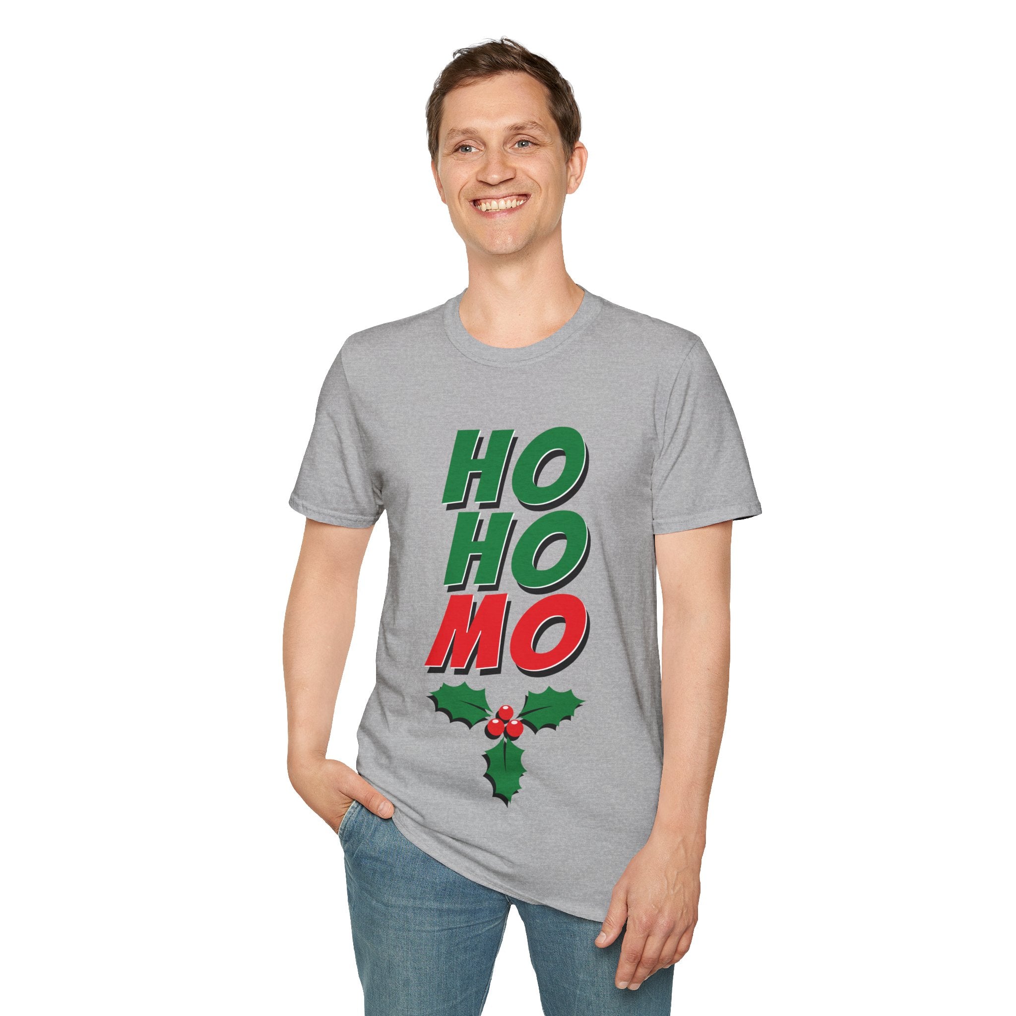 HO HO MO Christmas Tee